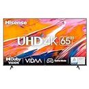 Hisense 65" UHD 4K 65A6K, Smart TV VIDAA U6, Dolby Vision, HDR 10+, Alexa, Tuner DVB-T2/S2 HEVC 10, Nero