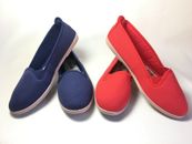 Cute Flat Solid Basic Easy Slip-On Comfortable Sneakers CLEARANCE PRICE!