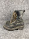 Vintage Red Wing Logger Boots Men's Black Leather USA Made ANZIZ41PT91