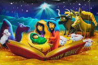 "MyPillow para niños (Mi almohada y funda de almohada) La historia del bebé Jesús - 12"" x 18"