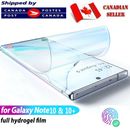For Samsung Galaxy Note 8 9 10 + Plus Hydrogel Full Coverage Screen Protector