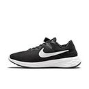 Nike Revolution 6 Flyease Next Nature, Men's Easy On/off Road Running Shoes Uomo, Black/White-Iron Grey, 40.5 EU