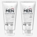 North For Men Ultimate Balance Face Cleanser 150 ml (pack of 2)