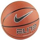 Nike Elite All Court 8P 2.0 DEFLATED (Amber/Black/Metallic Silver/Black, Size : 7)
