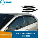 Side Window Deflectors For Toyota Corolla 2001 2002 2003 2004 2005 2006 Window Visor Rain Sun Guard