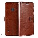 Nokia Lumia 530 Wallet Case, Premium PU Leather Magnetic Flip Case Cover with Card Holder and Kickstand for Nokia Lumia 530