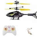 VRION® Flying Helicopter,Remote Control Helicopter for 6 + Years Boys Indoor and Outdoor Helicopter, Palm Sensing Helicopter with led Lights Remote Control Helicopter (62black Yellow)