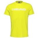 HEAD Camiseta Club Ivan M Camisa, Yellow, Large Hombre
