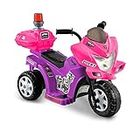 KID MOTORZ Lil Patrol Ride On Toy, 6V, Purple and Pink