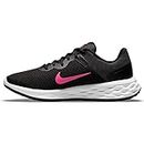 Nike Women's Race Running Shoe, Black Hyper Pink Iron Grey, 6.5