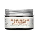 Juicy Chemistry Blood Orange & Rosehip Lip Balm, 5 g | Organic Lip Balm for Dry, Chapped & Pigmented Lips | Ecocert Certified Organic for Men & Women | Cruelty-free & 100% Veg