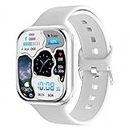 HCPZL Gerrit 2024 NFC Smart Watch 9 Mini 41mm Uomini Donne Orologi Bluetooth Chiamate Health Tracker IP68 Impermeable Sport Smartwatch por reloj IOS (BIANCO)