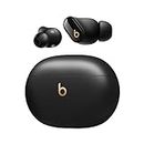 Beats Studio Buds + (2023) – True Wireless Noise Cancelling Earbuds, Enhanced Apple & Android Compatibility, Built-in Microphone, Sweat-Resistant Bluetooth Headphones, Spatial Audio – Black/Gold