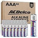ACDelco AAA Batteries, Alkaline Battery, 48 Count Pack