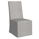 Bassett Mirror Company Mackie Dining Chair in Gray Fabric and Wood