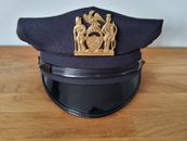 Casquette HAT CAP NYPD NEW YORK POLICE INSPECTOR excellent état 