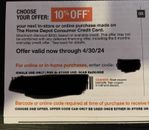 Home Depot Coupon - 10% Off Save up to $200. Expire 04/30/2024. Use Home Depot C