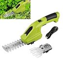 HELLARO 2-in-1 Grass and Plant Cutter| Hand Held Grass Shear Hedge Trimmer Shrubbery Clipper Cordless Battery Powered Rechargeable for Garden and Lawn Scissors | 7.2 V 1500 mAh Li-ION Battery Hedge
