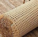 AJ Cane Store Rattan Cane Mesh Weaving Geometric Roll for Furnishing Multicolor and Size (24 x 36, Natural Brown)