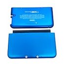 Blue Color 3DSXL Extra Housing Case Top/Bottom Shells 2 PCS Set Replacement, for 3DS XL/LL 3DSLL Old Big Handheld Consoles, New Custom US Edition A/E Face Outer Cover Plates Faceplate