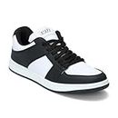 TUFF 5031 Running,Walking,Gym,Training,Casual Sneaker Lace-Up Lightweight Shoes for Men's & Boy's in White/Black (6)