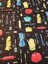 Retro Kitchen Appliances Fabric By Fabric Traditions  $12.99 Per 1/2 Yd.