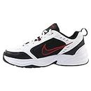Nike Air Monarch IV Training Shoe (4E) - White/Black/Varsity Red, Size 9 US