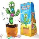 Ayeboovi Dancing Talking Cactus Baby Toy, Mimicking Recording Toy Repeats What You Say, Singing 120 Songs Toddler Toys Gifts for Valentine's Day Easter for Kids Autism Toys for 3 4 5 6+ Year Olds