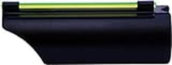 TRUGLO Low-Profile All-Metal Construction Glo Dot II Universal Fiber Optic Sight for Plain Barrel Shotgun, 12 & 20 GA/Green Fiber