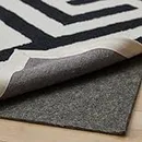 Gorilla Grip Felt and Natural Rubber Stay in Place Slip Resistant Rug Pad, 1/8” Thick, 2x8 FT Protective Padding for Under Area Rugs, Cushioned Gripper Pads, Carpet Runners, Hardwood Floors Protection