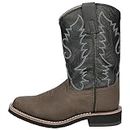 Smoky Mountain Children Boys Monterey Western Cowboy Boots Brown/Black, 1M
