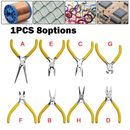 Jewelry Pliers Tools & Equipment Kit Long Needle Round Nose Cutting-Wire Pliers