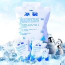 Reusable Refrigerate Water Injection Icing Bags Ice Pack Gel Dry Cooler Bag