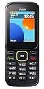 Guru Music 2 Basic Keypad Mobile Phones - Dual SIM,Music Player,FM Radio (Black)