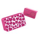 Portable Mini Stereo Speaker For iPhone iPod MP3 Player Laptop Pink Heart Trendz