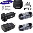 Original Samsung Galaxy S10 Note10 S8 S9 Plus Fast Wall Charger OEM Type-C Cable