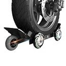 Generic Motorcycle Wheel Dolly - Portable Motorcycle Mover Wheel Dolly Set of 4,Multi-Bearing Design Tire Jack, Foldable Motorcycle Mover for Electric Vehicles, Motorcycles