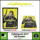 Cyberpunk 2077 PS4 PS5 XBOX ONE Game | Original A2 Promo Poster
