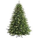 WeRChristmas Prelit Balsam Fir Christmas Tree with 500 Chasing Warm LED Lights, Multi-Colour, 6 feet/1.8m