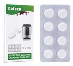 CAFEXO Espresso Machine Cleaning Tablets 1.5g (8 Pack) for Breville, Delonghi