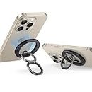 ESR HaloLock Magnetic Phone Ring Grip, Compatible with MagSafe Phone Ring Stand, Phone Grip Compatible with iPhone 15/14/13/12 Series, Adjustable Tabletop Kickstand, Black