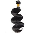SIADEE12 Inch Brazilian Virgin Human Body Wave Hair 1 Bundles 100g, Pack of 1, 100g/bundle, Natural Color Hair Bundles (Single bundle)