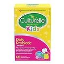 Culturelle Kids Daily Probiotic Chewable for Kids, With 100% Naturally Sourced Lactobacillus GG Strain, Most Clinically Studied Probiotic, Pediatrician Recommended, Berry Flavor, 60 Count Chews