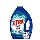 X•Tra Total - 47 lavages - Lessive liquide - 4 en 1 - Fraîcheur & Anti-odeurs - Efficace dès 20°C - Propreté - Eclat - Engagé pour vous - Economique - Emballage recyclable
