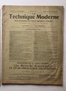 LA TECHNIQUE MODERNE 1913 LES MOTEURS ELECTRIQUES ET APPLICATIONS INDUSTRIELLES