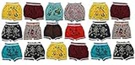 CALZINO Baby Girl's and Baby Boy's Cotton Printed Bloomers Combo Set (Multicolour, 12-18 Months) - Pack of 18