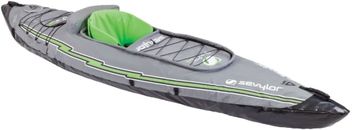 Sevylor QuickPak K5 1-Person Inflatable Kayak, Kayak Folds Into Backpack with