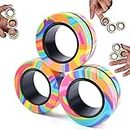 Yeefunjoy Anneaux magnétiques Fidget Toy, Idea ADHD Fidget Toys, Adult Fidget Magnets Ring Toys for Anxiety Relief Therapy, Fidget Pack Great Gift for Adults Teens Kids