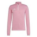 adidas Men's Entrada 22 Training Sweatshirt (Long Sleeve), semi Pink Glow, M