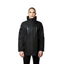 Triple F.A.T. Goose Valen Mens Rain Jacket - Rain Jackets For Men Waterproof - Rain Coats For Men - Men's Rain Coat (Large, Black)